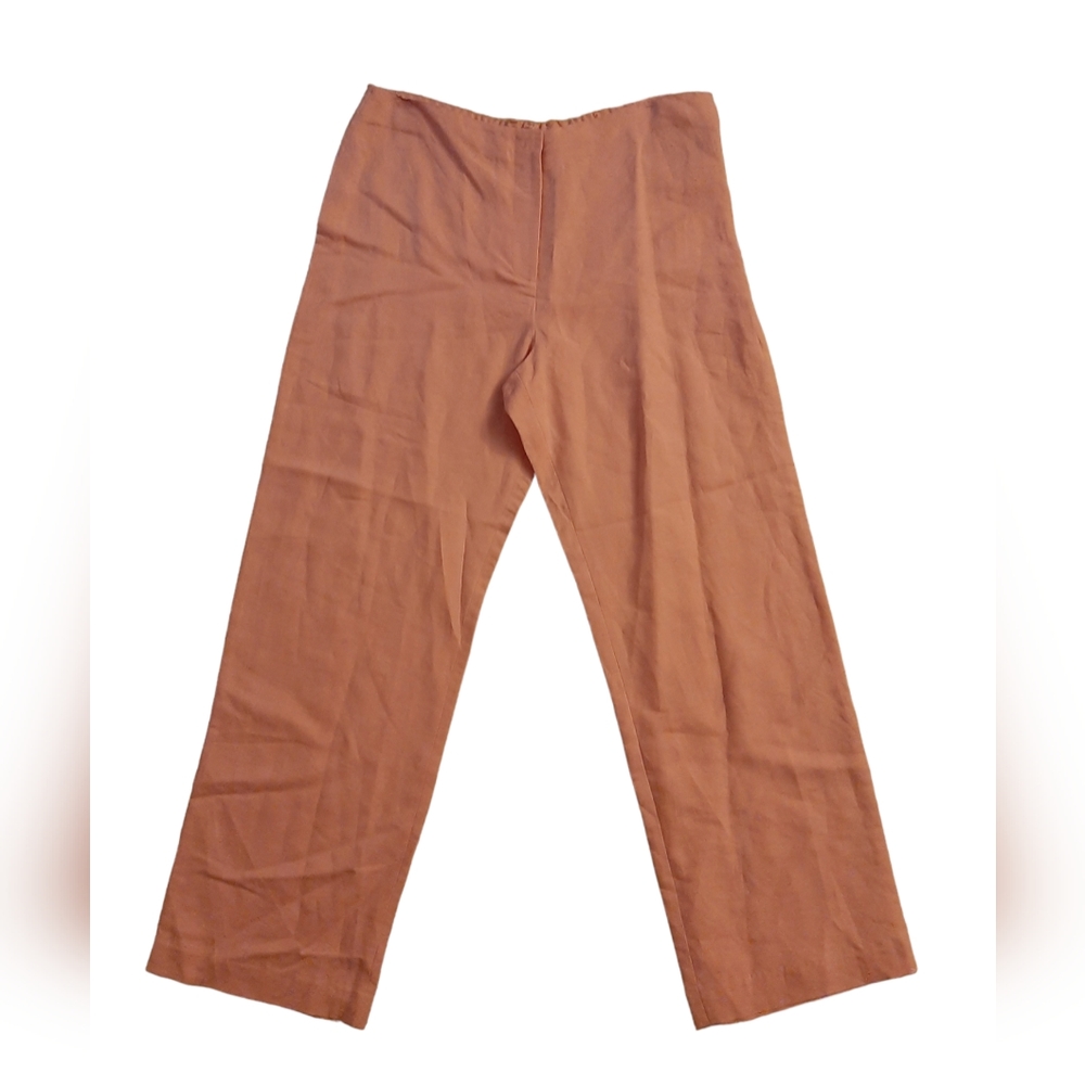 NWT Rafael Pink Linen Blend Pants Size 8